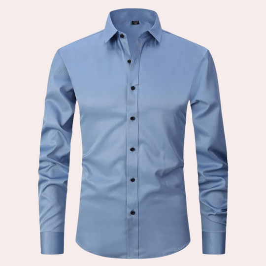 Long-Sleeved Men's Dress Shirt for Men