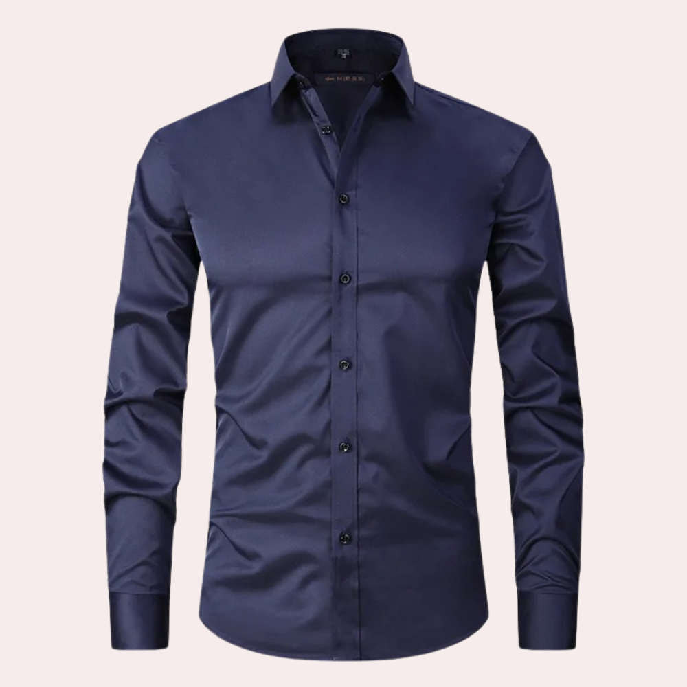 Long-Sleeved Men's Dress Shirt for Men