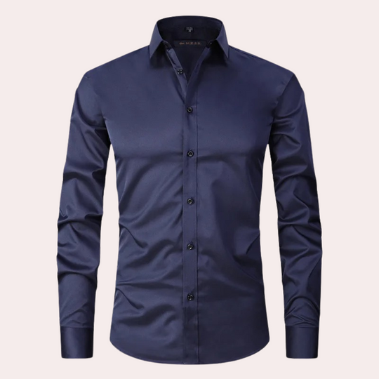 Long-Sleeved Men's Dress Shirt for Men