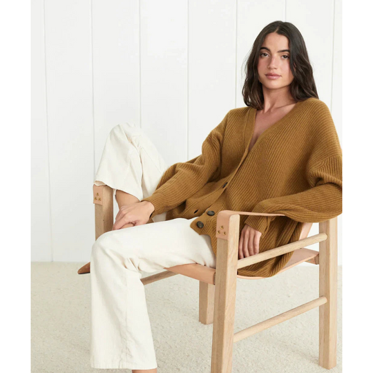 Long Cardigan with V-neck for Women