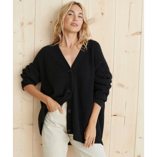 Long Cardigan with V-neck for Women