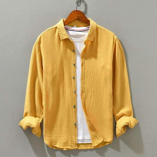 Loose Fit Long-Sleeve Shirt for Men