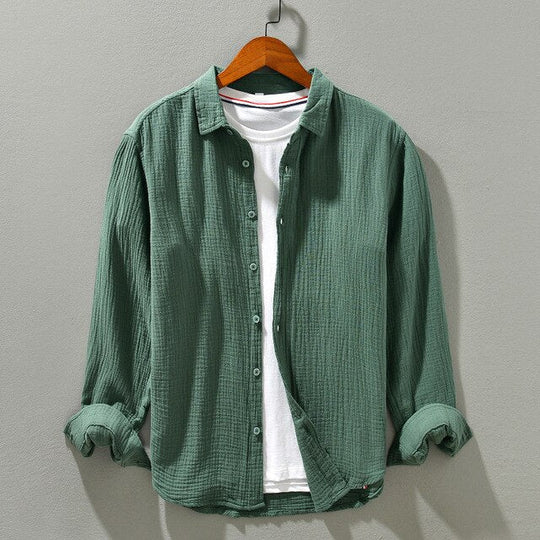 Loose Fit Long-Sleeve Shirt for Men