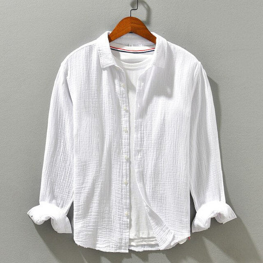 Loose Fit Long-Sleeve Shirt for Men