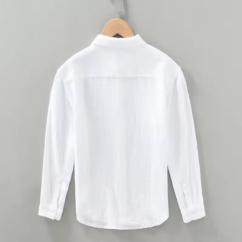 Loose Fit Long-Sleeve Shirt for Men
