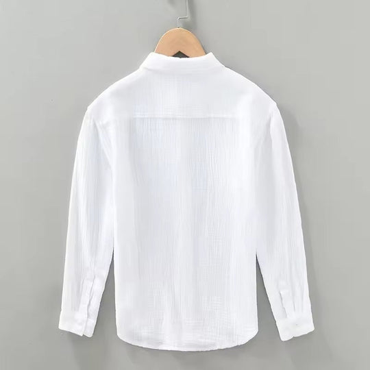 Loose Fit Long-Sleeve Shirt for Men
