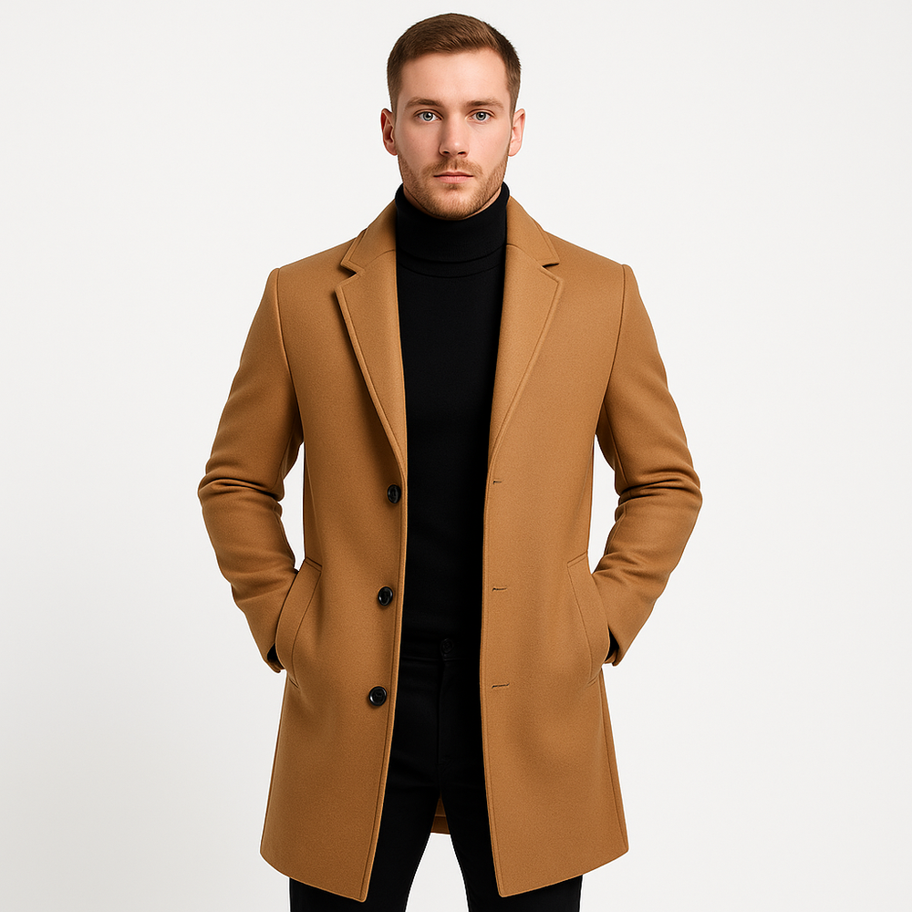 Men's Transition Coat with Revers Collar for Men