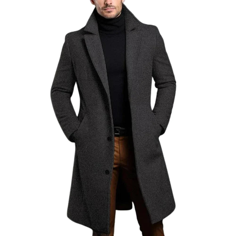 Men's Transition Coat with Revers Collar for Men