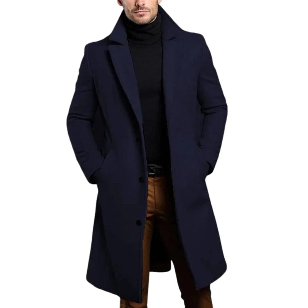 Men's Transition Coat with Revers Collar for Men