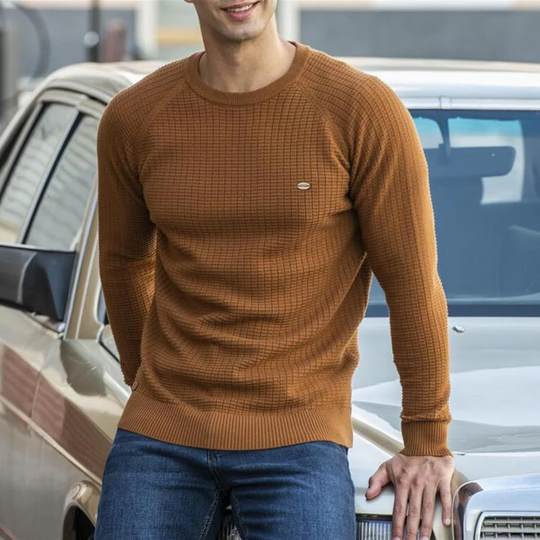 Men's Warm Knitting Half Zip Sweater for Men