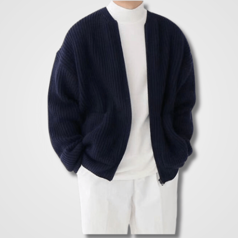 Men's Zip Up Cardigan for Men