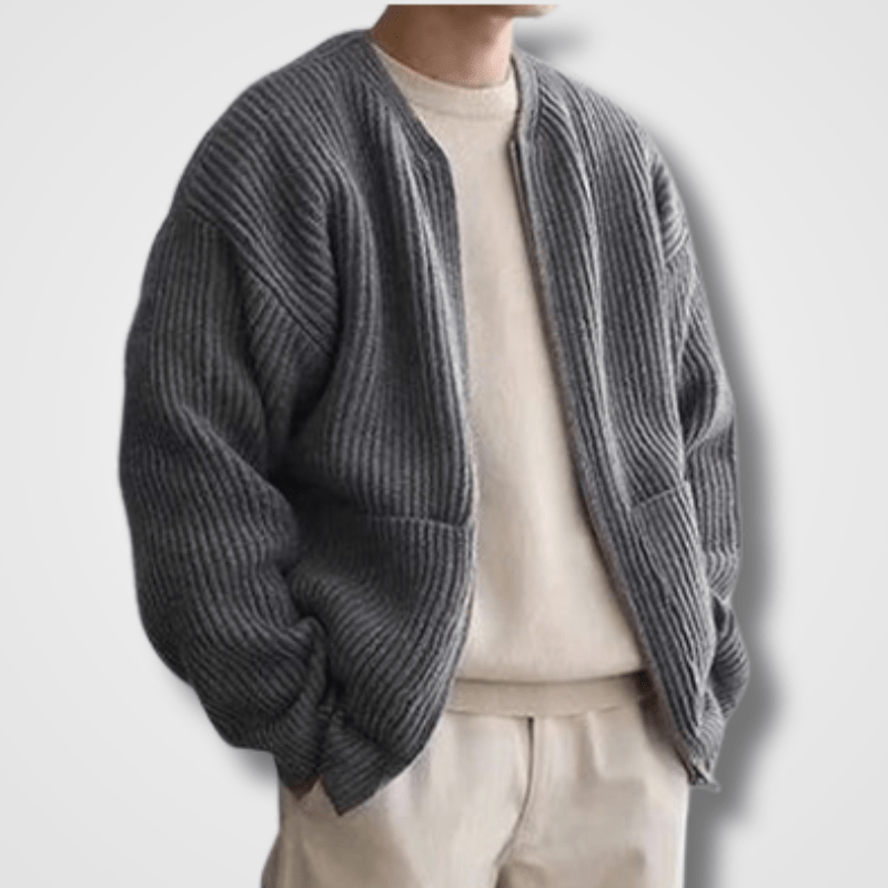 Men's Zip Up Cardigan for Men