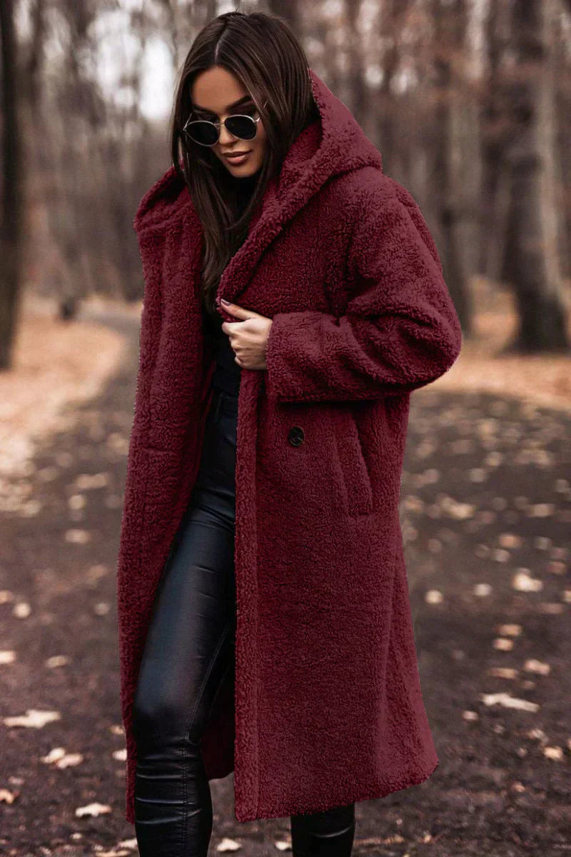 Angélique | Manteau trench long pour femme - Hiver