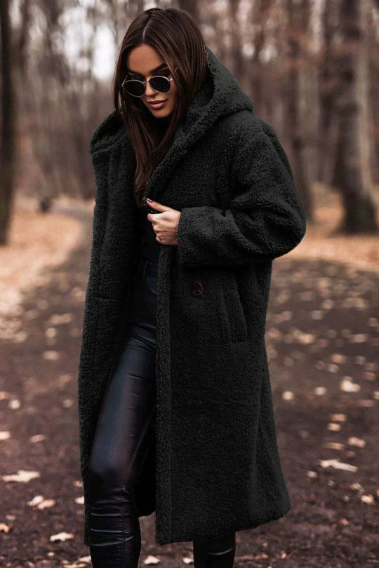 Angélique | Manteau trench long pour femme - Hiver