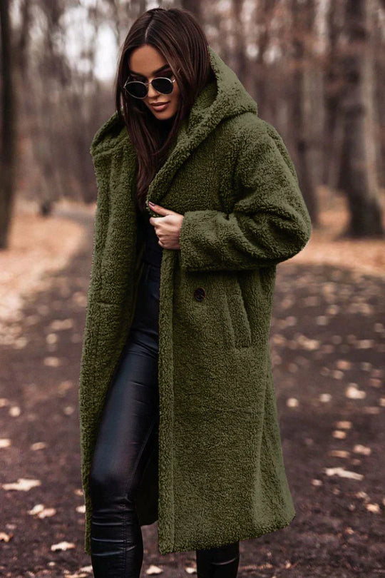 Angélique | Manteau trench long pour femme - Hiver