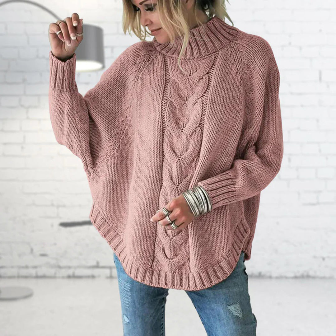 Oversized Turtleneck Sweater for Women