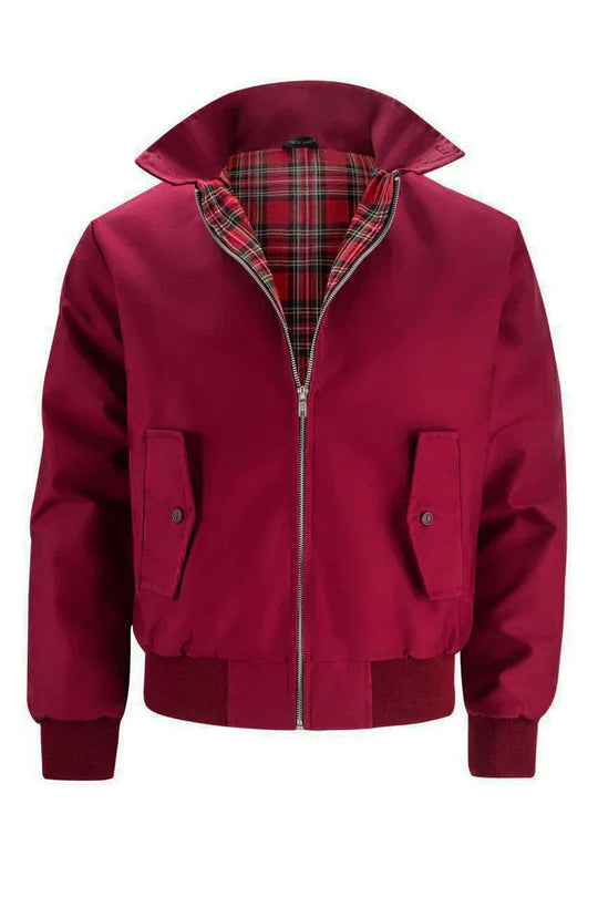 Retro Harrington Bomber Jacket for Men