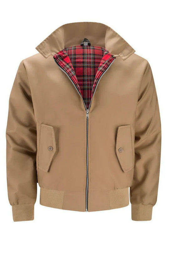 Retro Harrington Bomber Jacket for Men