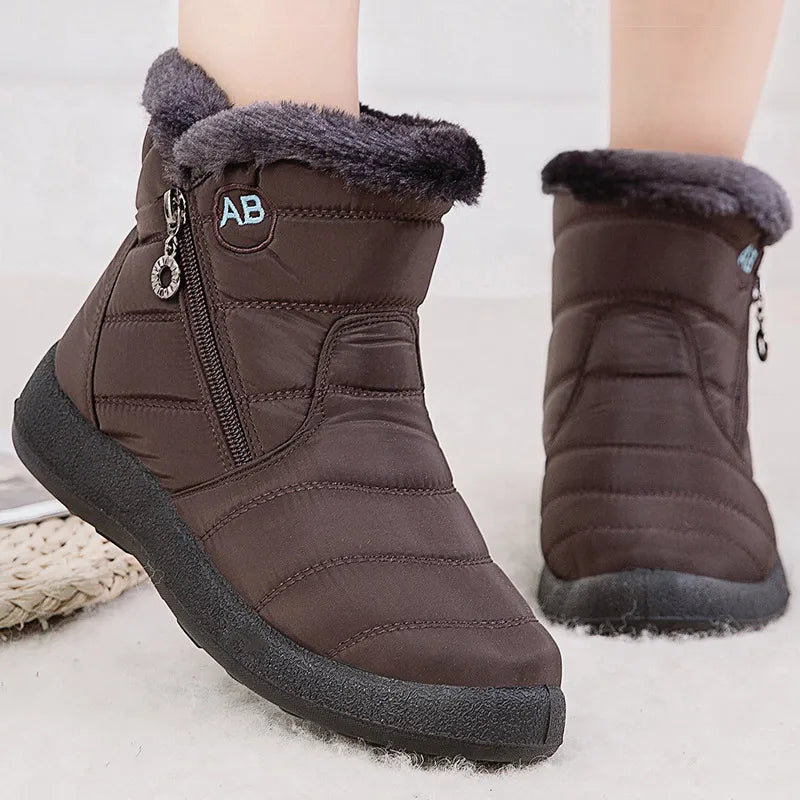 Lilora | Bottes d'hiver Pour Femmes avec Fourrure