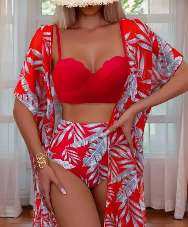 Vionna | Ensemble bikini taille haute sexy