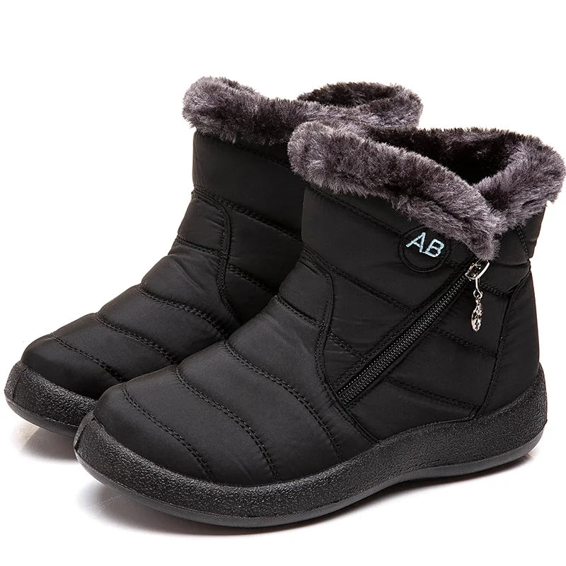 Lilora | Bottes d'hiver Pour Femmes avec Fourrure