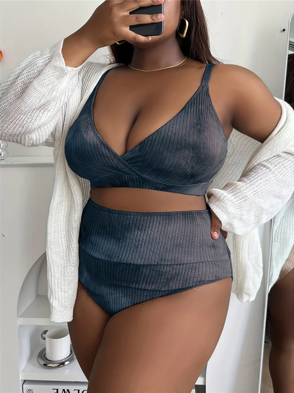 Lewie | Bikini tie-dye grande taille