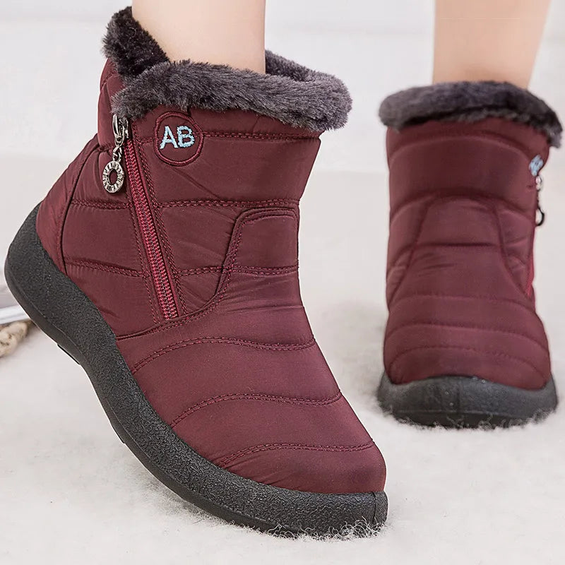 Lilora | Bottes d'hiver Pour Femmes avec Fourrure
