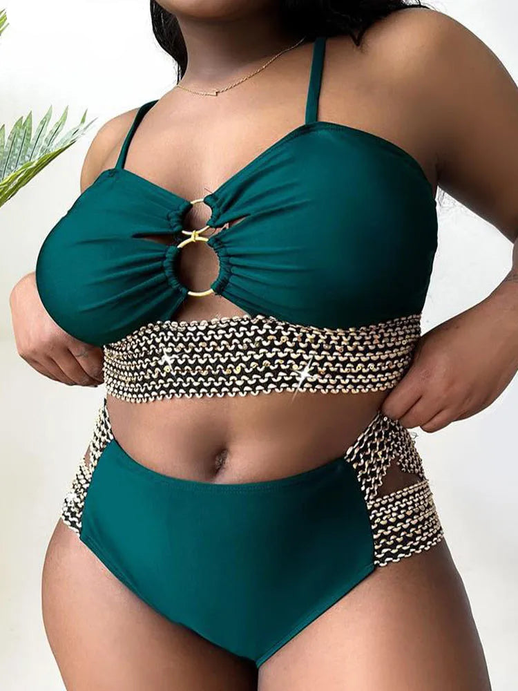 Caline | Bikini Patchwork  Rondes