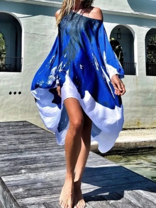 Maricar | Asymmetrische Lange Zomerjurk