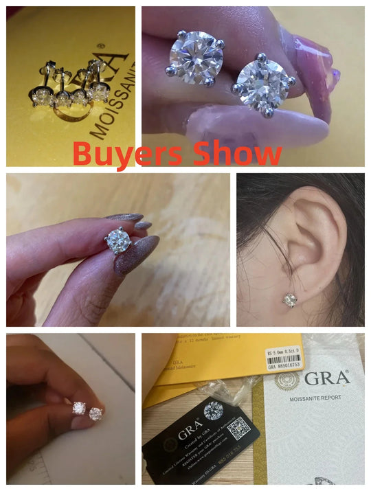 Norberta | Moissanite Oreilles