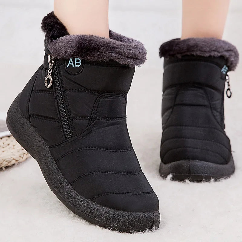Lilora | Bottes d'hiver Pour Femmes avec Fourrure
