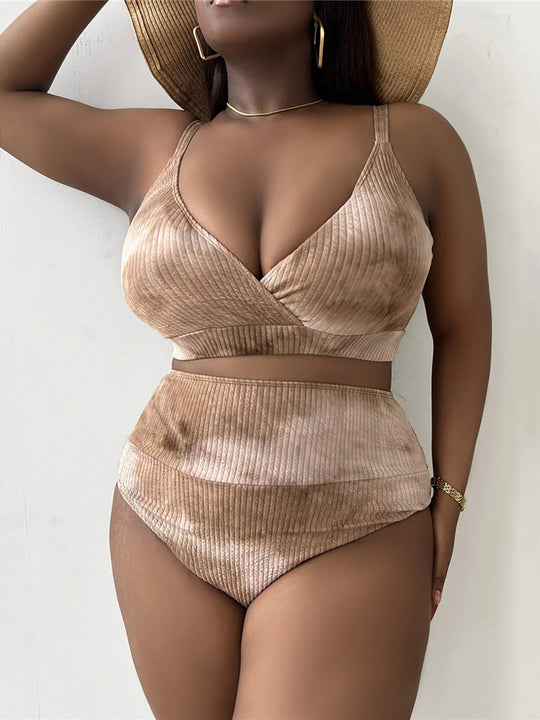 Lewie | Bikini tie-dye grande taille