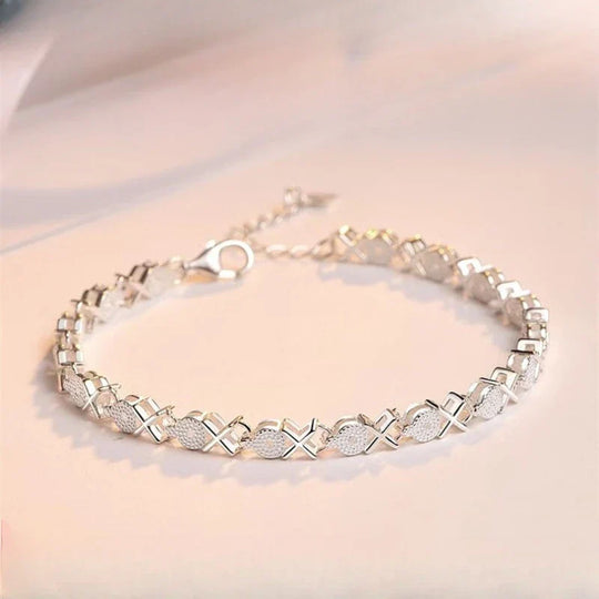 Calista | Bracelet cœur en argent 925