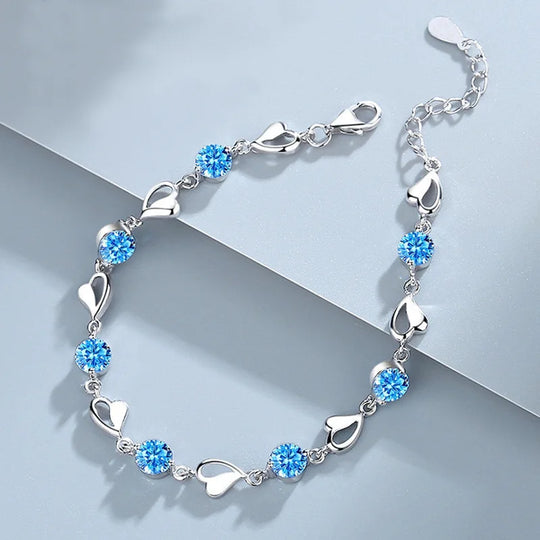 Calista | Bracelet cœur en argent 925