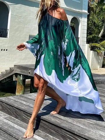 Maricar | Asymmetrische Lange Zomerjurk