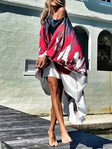 Maricar | Asymmetrische Lange Zomerjurk