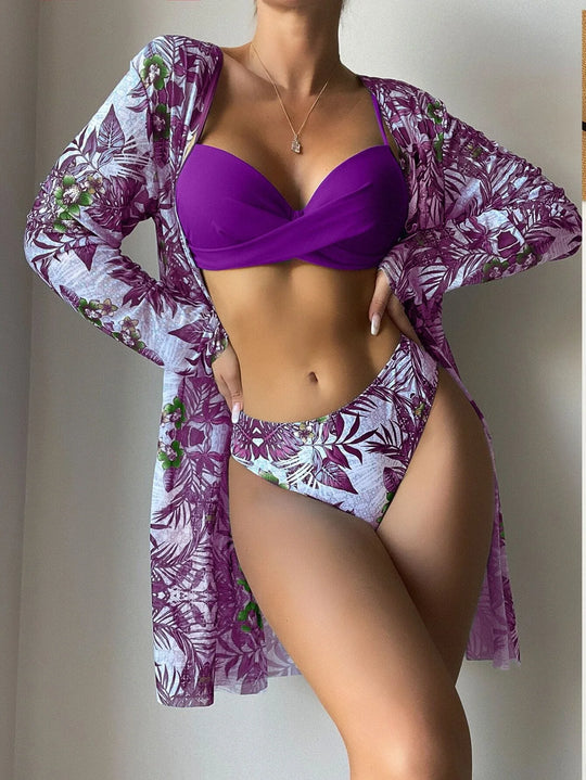 Haven | Ensemble bikini push-up 3 pièces