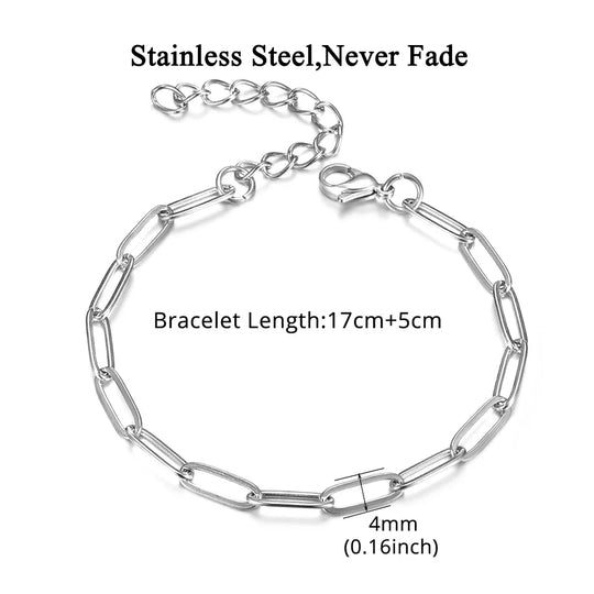Magdalena | Bracelet Paperclip Doré
