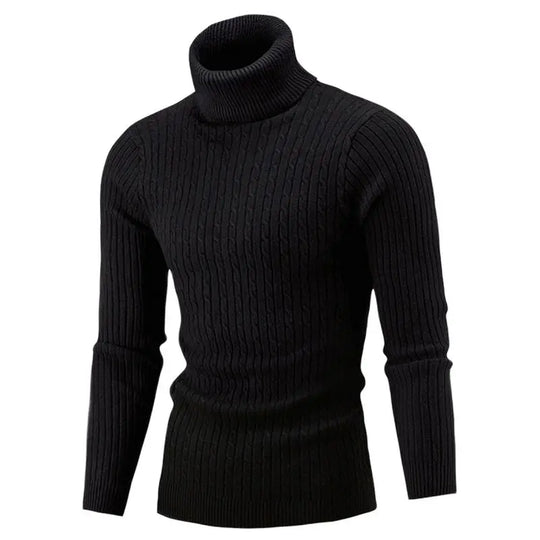 Percy | Pull Col Roulé Homme Slim Fit en Tricot