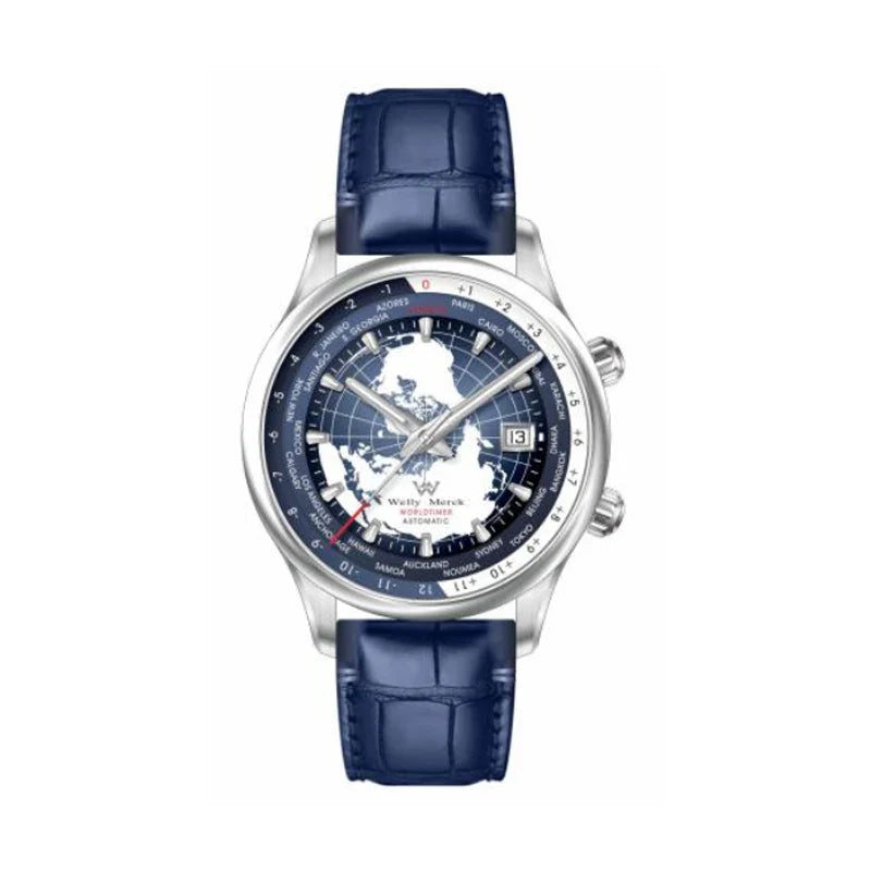 Jörg |  Montre automatique homme verre saphir monde