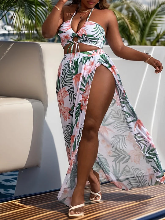 Zafira | Ensemble bikini dos nu grande taille