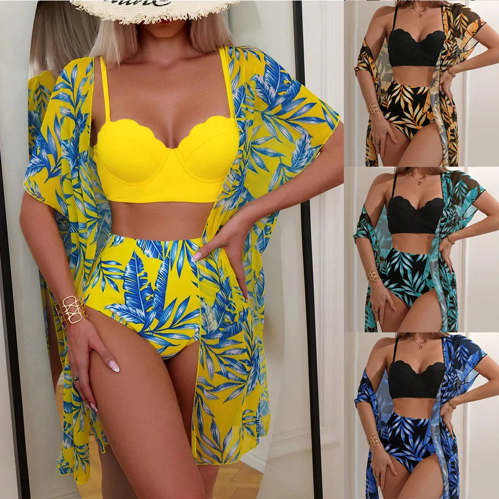 Vionna | Ensemble bikini taille haute sexy