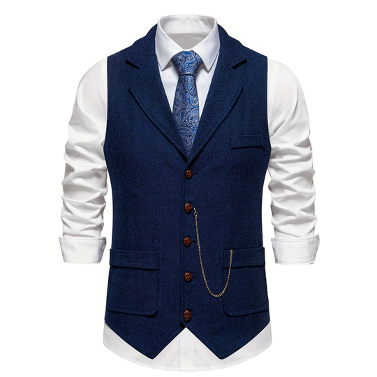 Sleeveless Vest with V-neck for Men