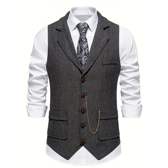 Sleeveless Vest with V-neck for Men