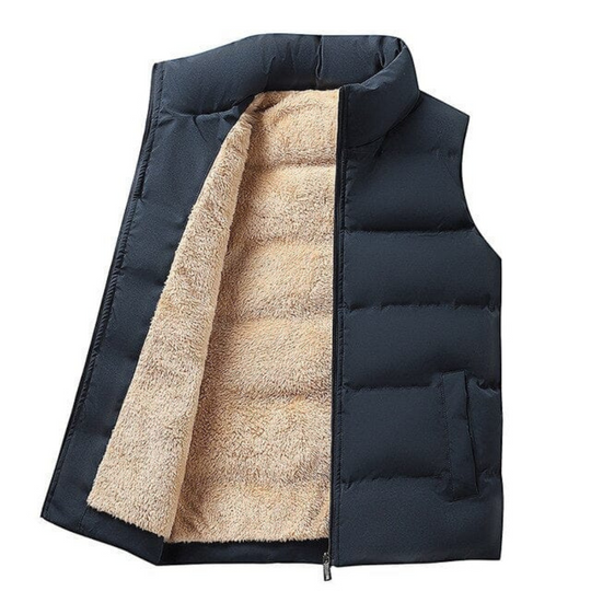 Sleeveless Zipper Vest for Men