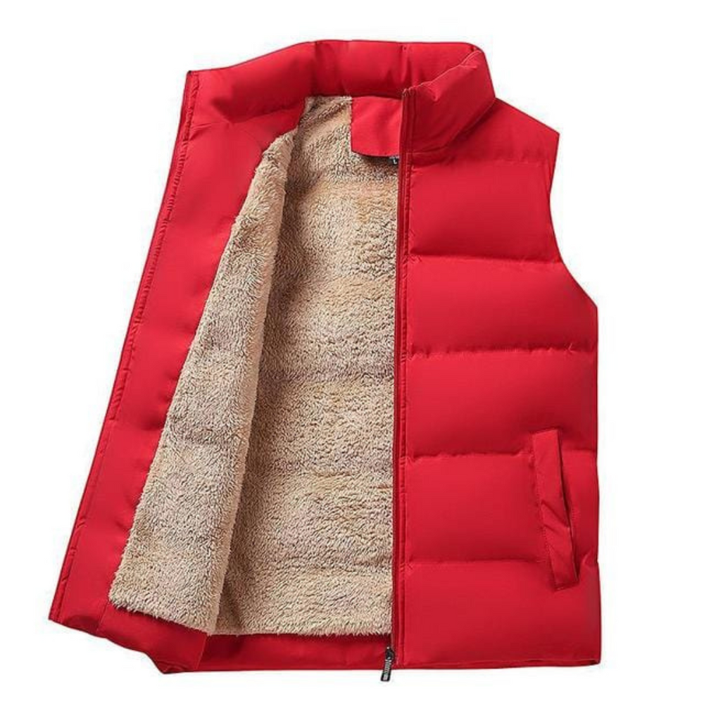 Sleeveless Zipper Vest for Men