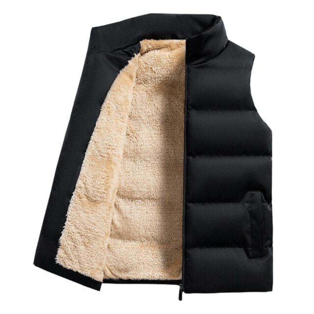 Sleeveless Zipper Vest for Men