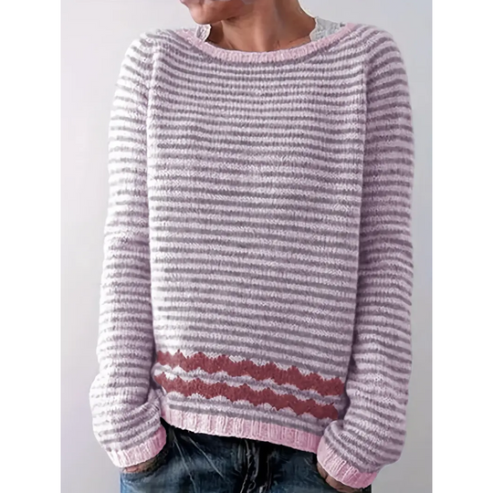 Striped Sweater Lightweight for Women
