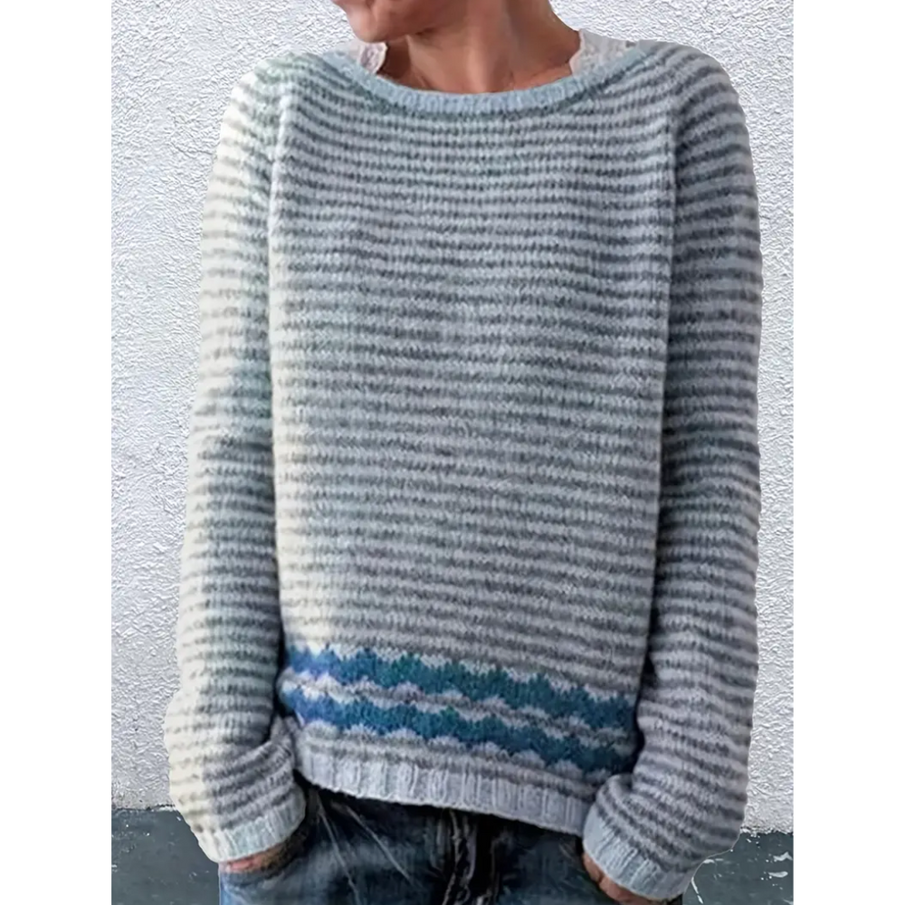 Striped Sweater Lightweight for Women