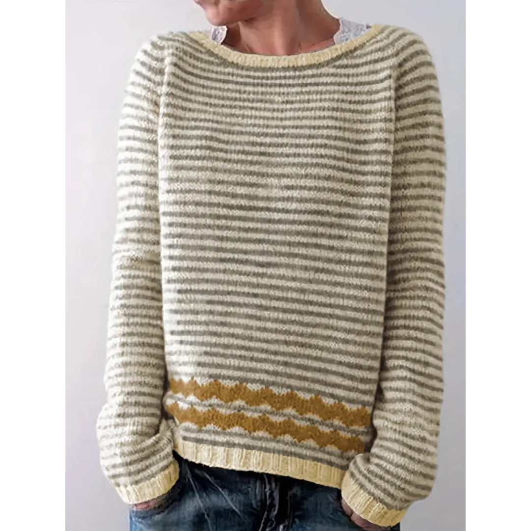 Striped Sweater Lightweight for Women